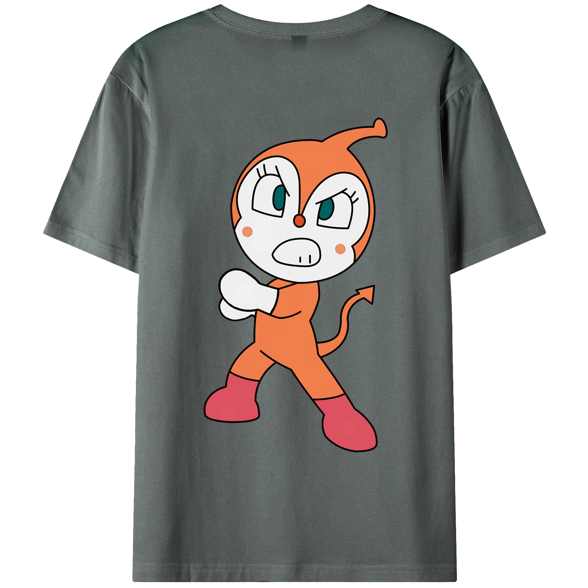 （画像用） アンパンマン Anpanman 綿100％ メンズ半袖Tシャツ（バックプリント） 通気性